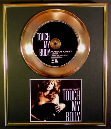 MARIAH CAREY/CD GOLD SINGLE/SIGNED/COA/